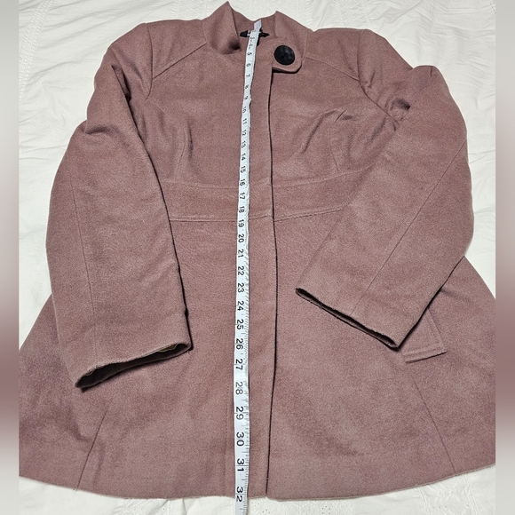 Le Chateau Pink Wool coat - sz Med - Picture 13 of 14